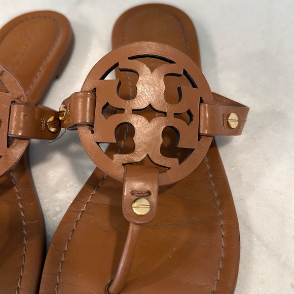 Tory Burch Miller Sandals Brown - Picture 3 of 12